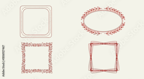 Elegant Frame Collection Delicate Ornamental Border Designs