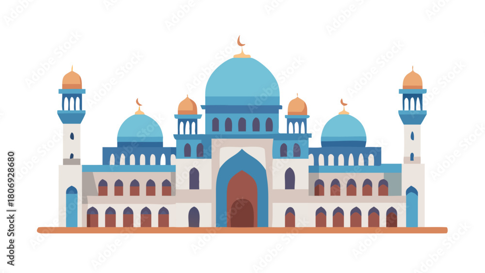Obraz premium mosque in abu dhabi united arab emirates.