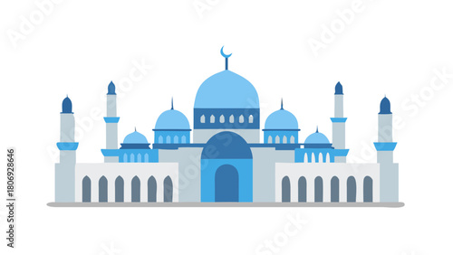 mosque in abu dhabi united arab emirates.