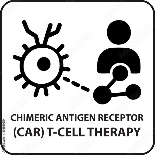 Chimeric antigen receptor, CAR T-Cell therapy icon