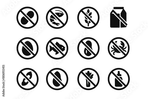 Allergen icons: nuts, dairy, fish, shellfish, soy, egg, wheat, celery, lupin, mustard