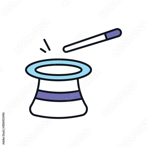 Magic Hat vector icon