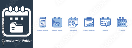  Calendar with Folder
