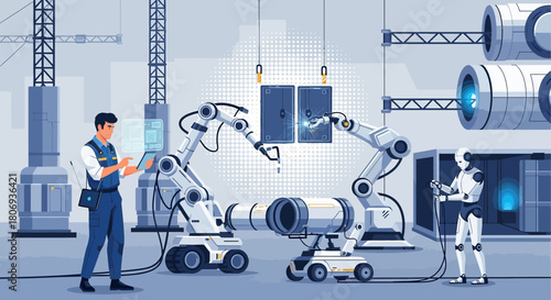 Innovative robotic automation in manufacturing process delivering efficient production solution