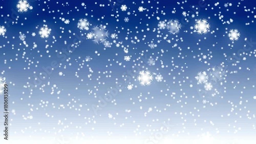 loop able abstract winter snow background with falling snowflakes 4k video Winter snow background animation Abstract background lighting, falling snow with blur and depth of field effect