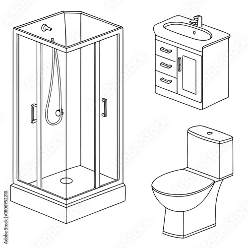 toilet bowl isolated on white