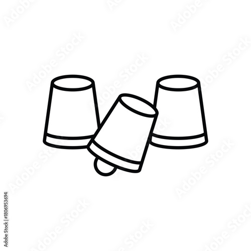 Cup Game vector icon