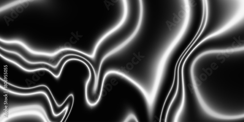 Beautiful drawing with the divorces and wavy lines in gray tones. Silver liquid texture. Abstract black, gray marble . Acrylic Pour Color Liquid marble abstract surfaces Design.