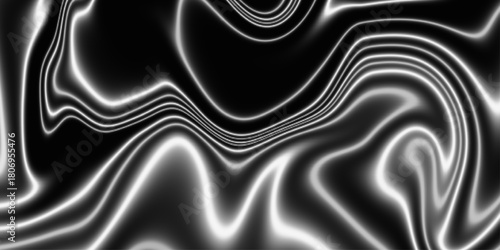 Beautiful drawing with the divorces and wavy lines in gray tones. Silver liquid texture. Abstract black, gray marble . Acrylic Pour Color Liquid marble abstract surfaces Design.