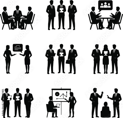 Professional Dialogues: A Graphic Depiction of Business Interactions