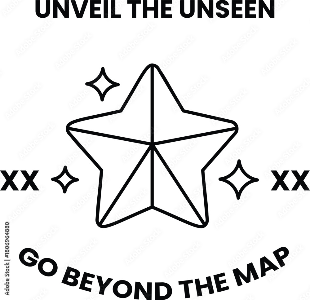 Fototapeta premium A star with the words 