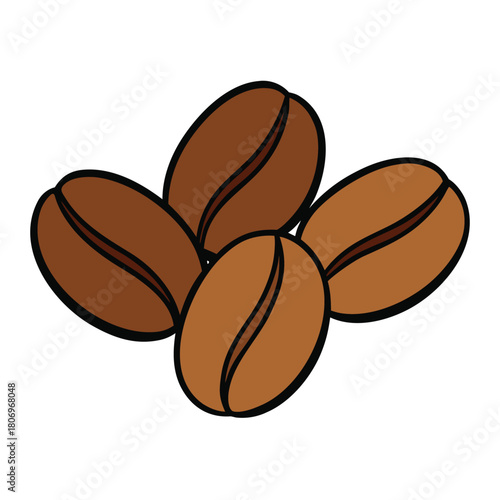 Rich, aromatic coffee beans, perfectly roasted to bring out deep flavors and natural oils, ready to brew a bold, invigorating cup of fresh coffee bliss.
