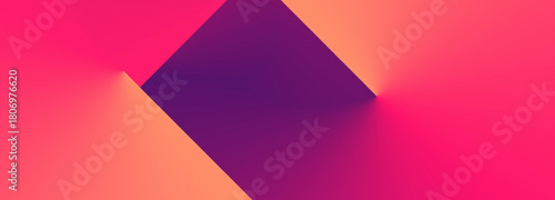 Gradient Isometric Abstract Pattern Background