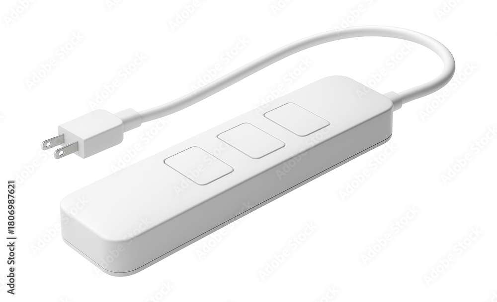 Fototapeta premium Low-profile extension cord ideal for discreet use under carpets in formal settings.