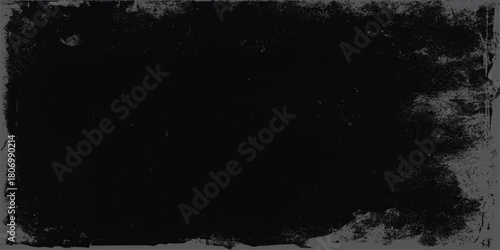 Abstract dark grunge film background with bright lightning flash across the night sky