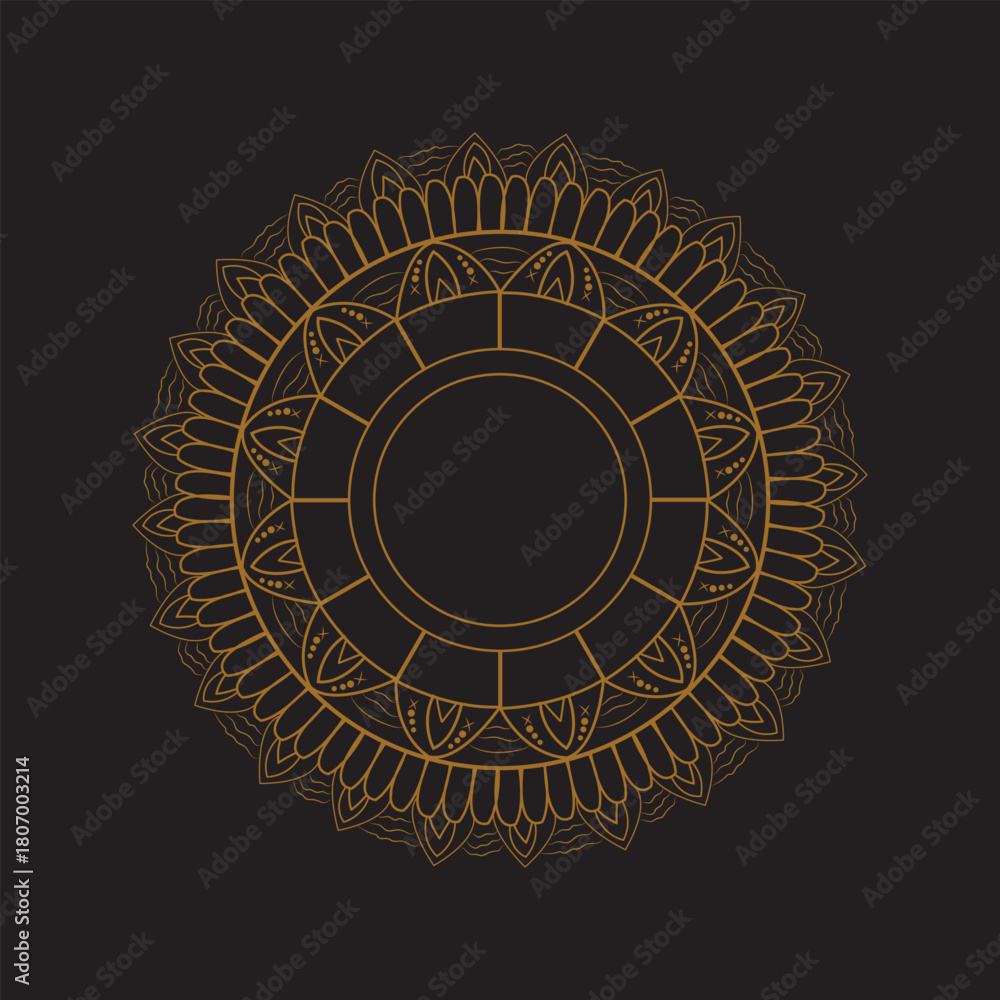 Naklejka premium Mandala Design