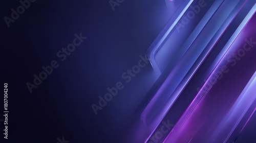 Digital rendering of sleek mobile devices showcased in a futuristic blue room with glowing panels and minimalistic design.