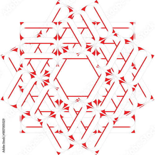 illustration of a beautiful gradient color mandala design 