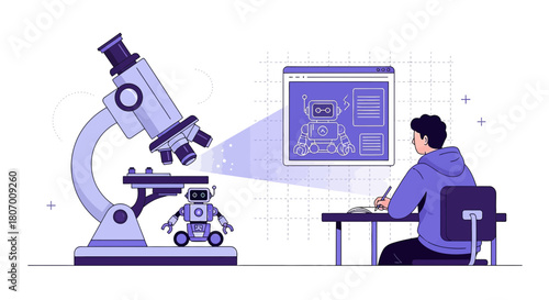 Innovative learning design: A student explores robotics through scientific examination and