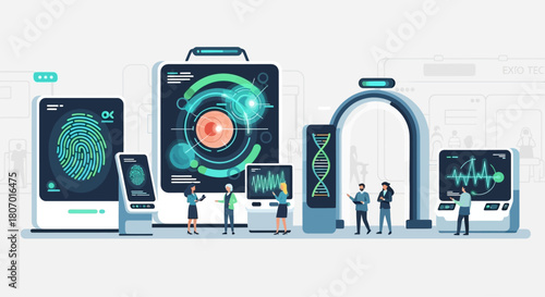 Futuristic biotechnology research facility illustrating innovation and advancement in science