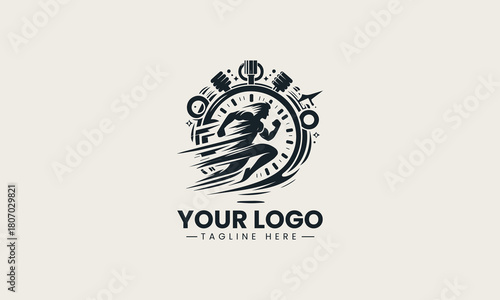 Fitness Time vector logo