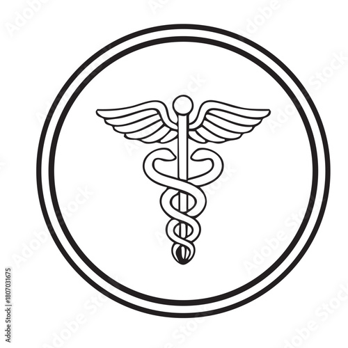 caduceus medical symbol