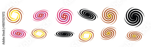 Kinetic abstract geometric vector illustration