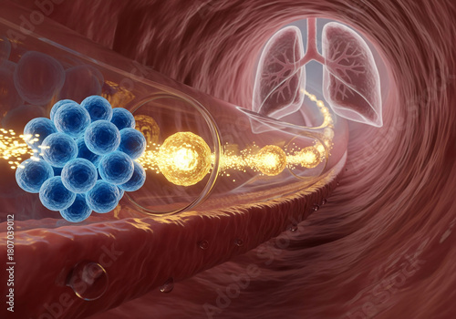 SCFA Migration from Gut to Lung - Gut-Lung Axis Concept