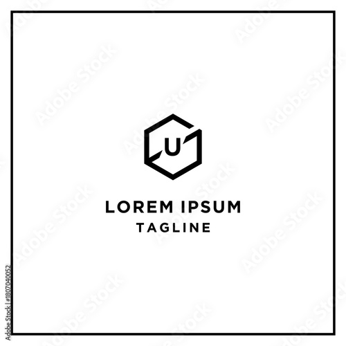 Free Download gu or ug hexagon logo - GFXLoad