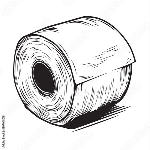 roll of toilet paper