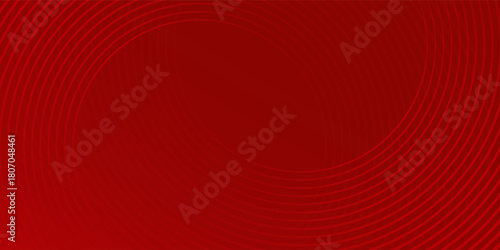 Red abstract background with glowing geometric lines. Trendy natural good monocrome line old nice