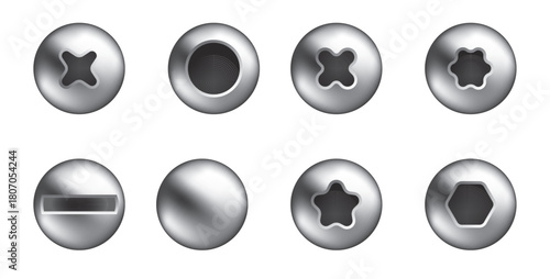 NAIL HEAD REALISTIC VECTOR