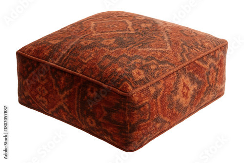 Large bohemian floor pillow, perfect for extra seating in a cozy space.