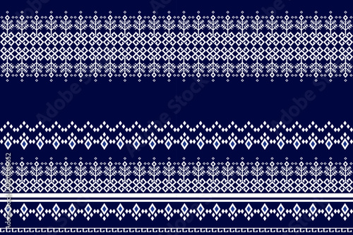 Ethnic Aztec abstract geometric oriental traditional embroidery seamless pattern. Native geometry decorative design for fabric, clothing, border decor, interior, wallpaper, background, texture, print