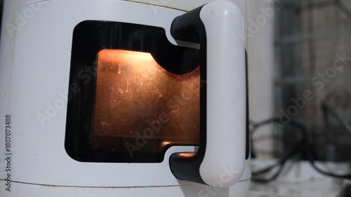 The intricate design of a smart ovens convection fan located at the back of the oven allows for even distribution of heat for perfectly cooked meals.Soldering Board in a convection oven