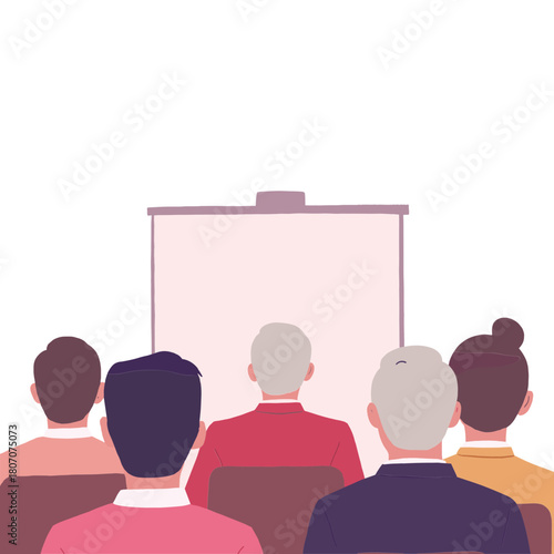 Elderly man attending lecture. Senior artist teaching class. Older man giving presentation. Elderly teacher sharing knowledge. Elderly set