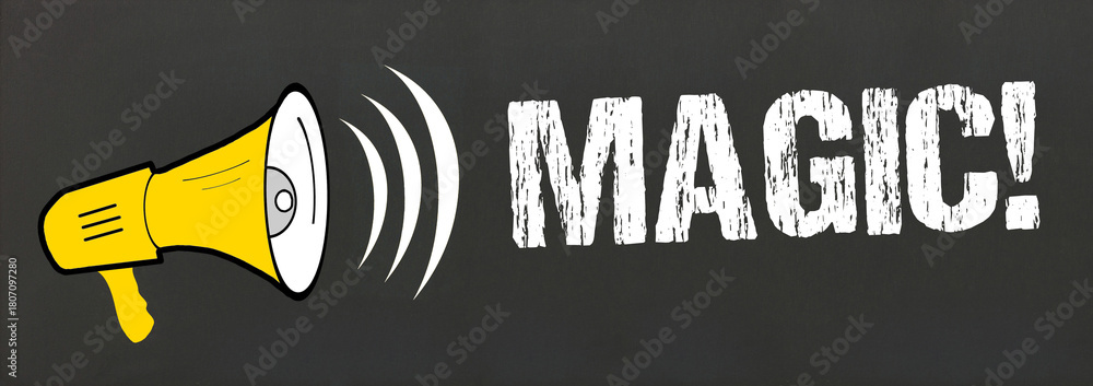 Naklejka premium Magic!