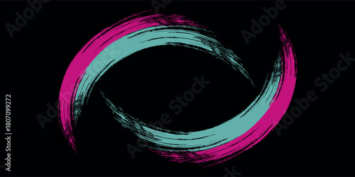 Car sticker wrap banner abstract sporty lines pink blue greenish grunge color combination brush storm thunder modern pattern racing motorsport.