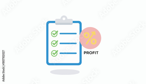 Profit Checklist Ensuring Business Success and Financial Growth.