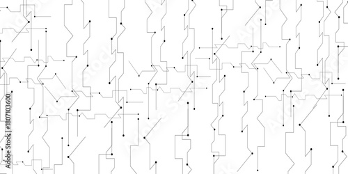 abstract modern seamless and technology circuit board background geometric grid patterns, geometric abstract background with modern science and technological circuit board.