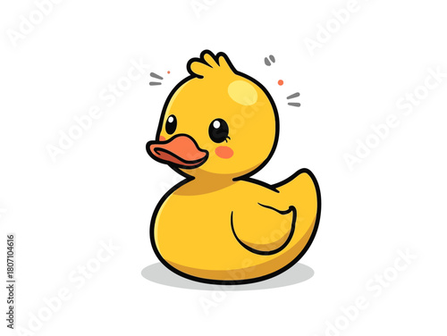 Cute Duck Cartoon Design Very Cool