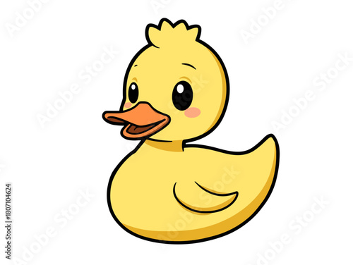 Cute Duck Cartoon Design Very Cool
