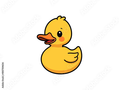 Cute Duck Cartoon Design Very Cool