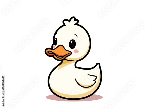 Cute Duck Cartoon Design Very Cool