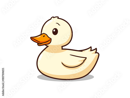 Cute Duck Cartoon Design Very Cool