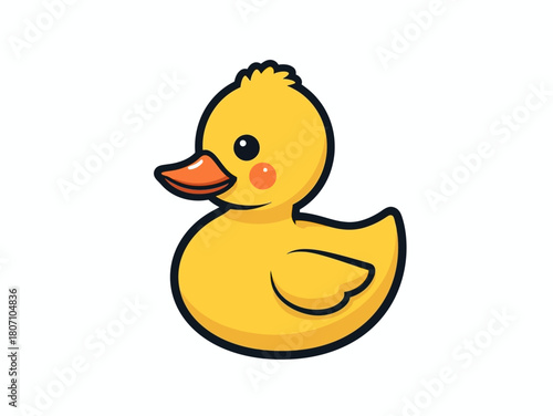 Cute Duck Cartoon Design Very Cool