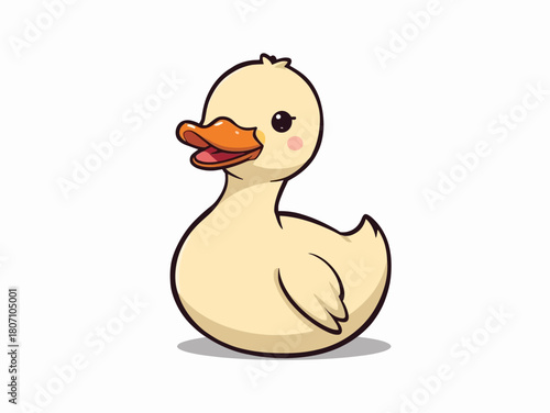 Cute Duck Cartoon Design Very Cool