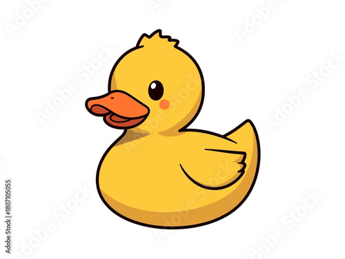 Cute Duck Cartoon Design Very Cool