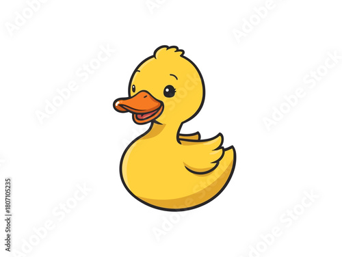 Cute Duck Cartoon Design Very Cool