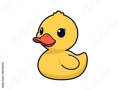 Cute Duck Cartoon Design Very Cool